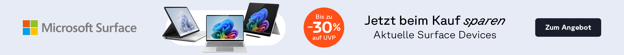 Zum Microsoft Surface bei Cyberport